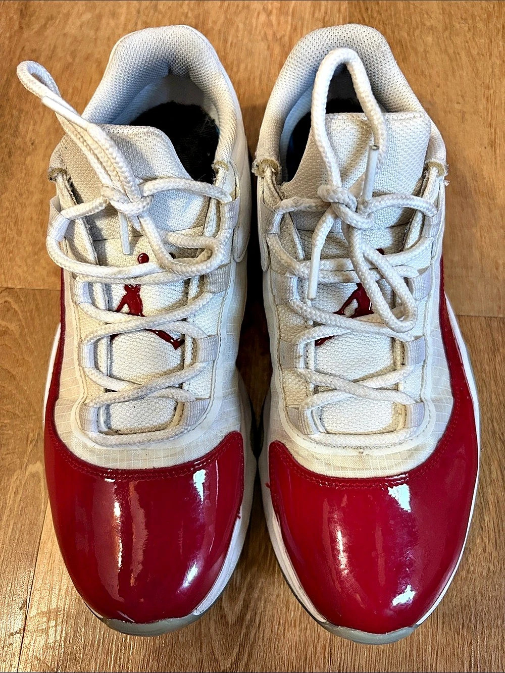 Jordan Air Jordan 11 Retro Low 'Cherry' Red & White Sneakers